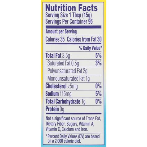 Light Mayonnaise Nutrition Facts | Besto Blog