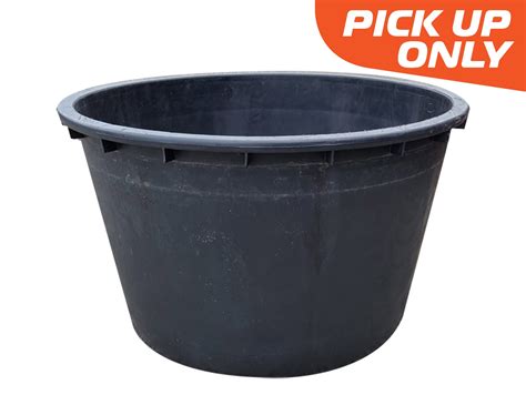 Large Black Plastic Water Trough Water Tank, 5500 Litre Round Upright