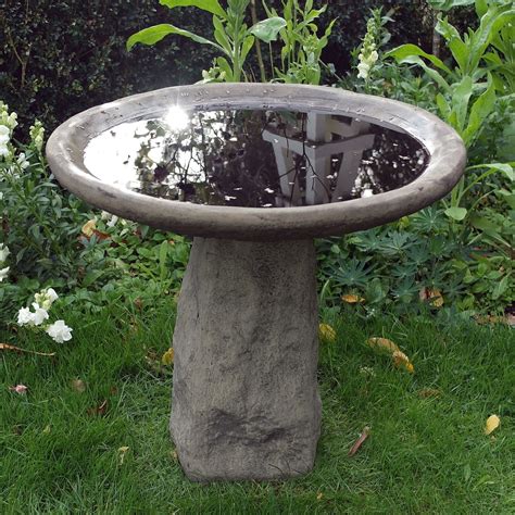 Staddle Design Stone Garden Birdbath