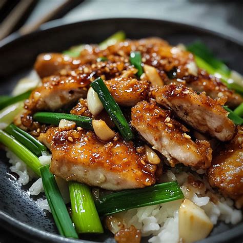 Chinese Garlic Chicken - Kitchen By Vera