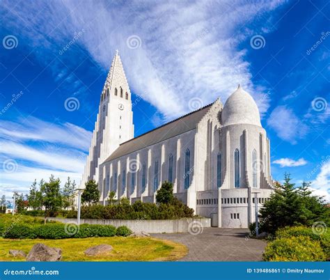 Hallgrimskirkja Lutheran Parish Church in Reykjavik Iceland Scandinavia ...