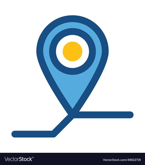 3D Map Pin with Line Icon 的图像结果