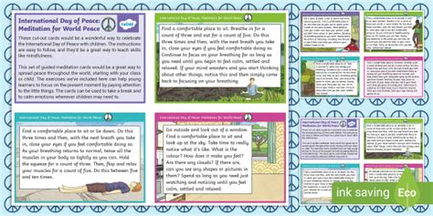 Understanding International Day of Peace - Twinkl