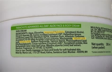 Parachute Advansed Deep Nourish Face & Body Cream, 280ml|Moisturiser ...