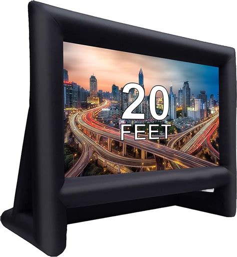 20 Feet Inflatable Outdoor Movie Projector Screen XHYCPY Blow Up ...