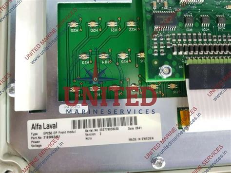 ALFA LAVAL EPC50V OP KPL 3183062431 VER 2 FRONT MODULE EPC50 | United ...