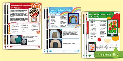 KS1 Make Your Own Calendar Activity Pack
