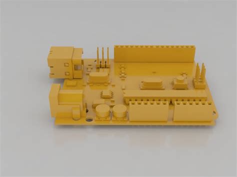 How Arduino Project Model in AutoCAD 的图像结果