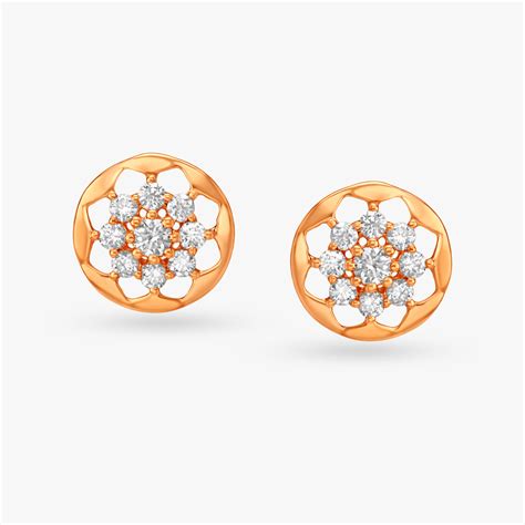 Modern Large Stud Earrings
