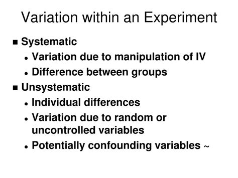 Image result for Science Variation Experiment