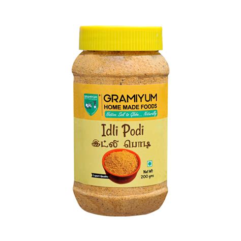 Idli Podi | Home Made – 200 Gms – Gramiyum – Online Store for Cold ...