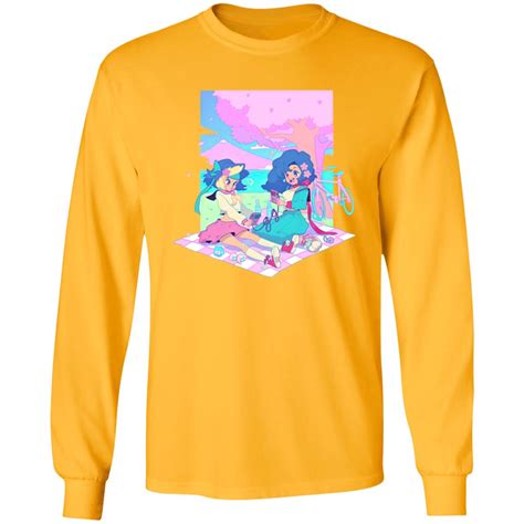 Game Grumps Merch Game Gyaru Sakura Picnic Shirt - Tiotee