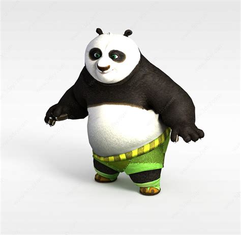 3d功夫熊猫模型,功夫熊猫3d模型下载_3D学苑