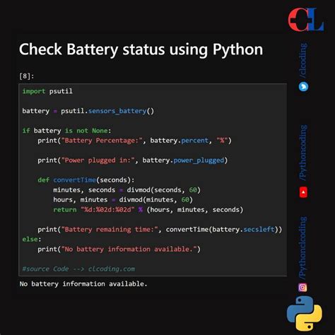 Image result for Control Logic of Battery in Python