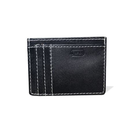 Daira - Credit Card Cum Currency Rfid Compact Wallet - Ebony Black ...