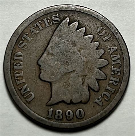 1890 Indian Head Cent. 8722 - For Sale, Buy Now Online - Item #800001