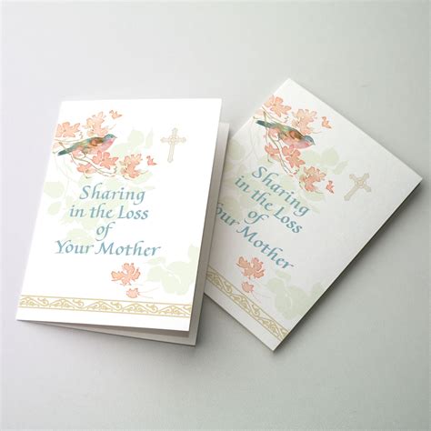 Sharing in the Loss of Your Mother Mother Sympathy Card - Altar + Home