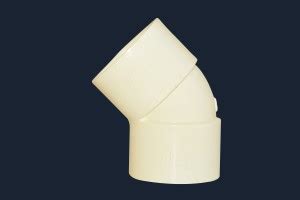AAJAY CPVC ELBOW 45* SCH - 80 80MM (3") 2-Way 45 Degree Elbow Pipe ...