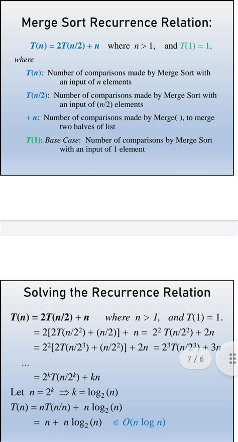 Recurrence Relation Using Substitutuion Method 的图像结果