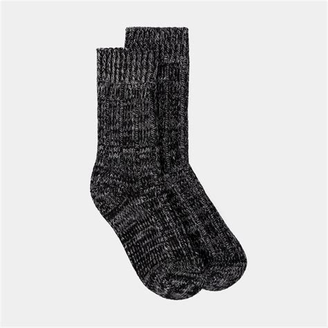 Birkenstock Cotton Twist Womens Socks Black 1002443 - Shoe Palace