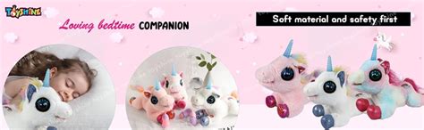 Buy Toyshine Musical Light up Unicorn Stuffed Animal Glowing Singing ...