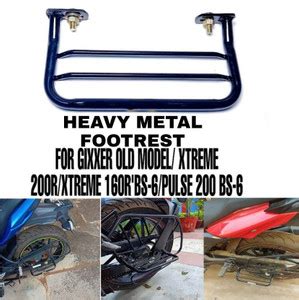 ZRIDE HEAVY METAL FOOTREST FOR GIXXER OLD MODEL / XTREME 200R/160R BS6 ...