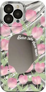 PEEPERLY Back Cover for iPhone 14 Pro Flowered Mirror Serenity Case ...