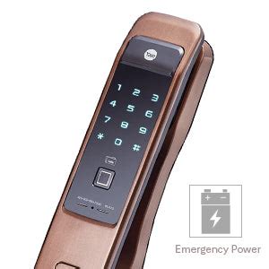 YMI 70 RB - A Series, Push Pull Smart Lock, Red Bronze – Yale India