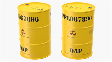 Radioactive Waste Barrel 3D model | 3D Molier International