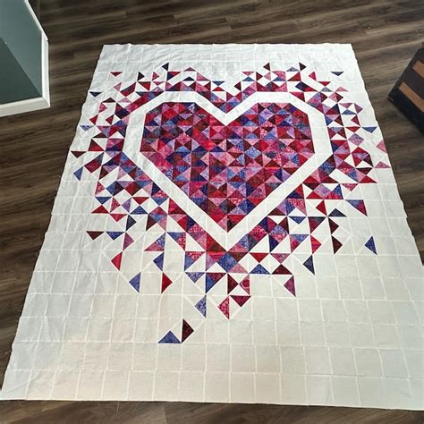 Image result for Exploding Heart Quilt Pattern