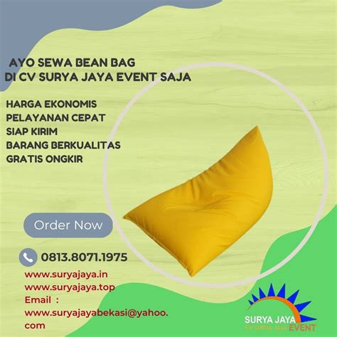 Disewakan Bean Bag Harga Ekonomis Kualitas Pelayanan Terbaik