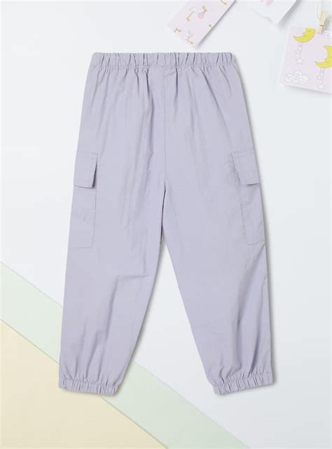 Buy Girls Solid Cargo Joggers Online at just Rs. 699.0 - 1000013959460 ...
