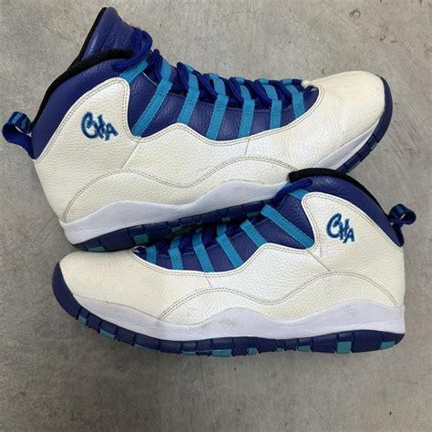 Jordan 10 charlotte hornets sz 13 mens Comes with... | Depop