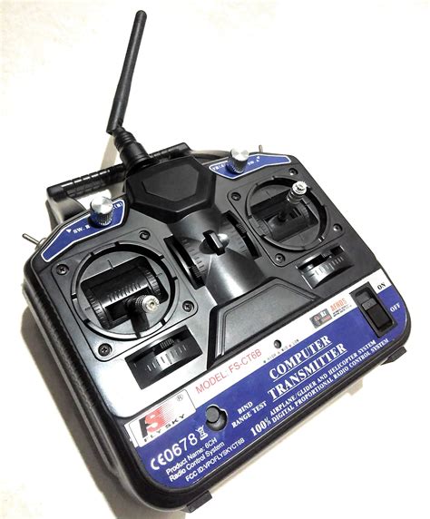 Robocraze Flysky CT6B Remote 6 Channel Transmitter and Receiver for ...