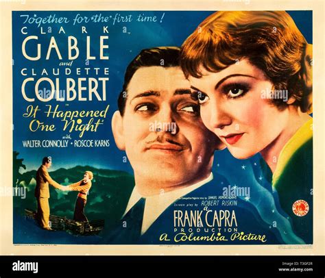 Claudette colbert movie poster usa hi-res stock photography and images ...