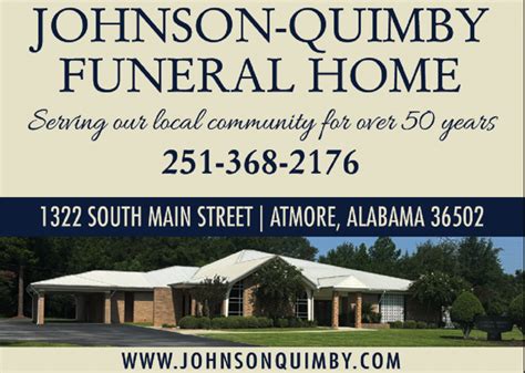 Johnson-Quimby Funeral Home | Atmore AL