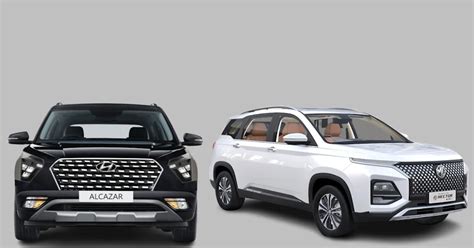 MG Hector Plus vs Hyundai Alcazar: A Comparison of Their Variants ...