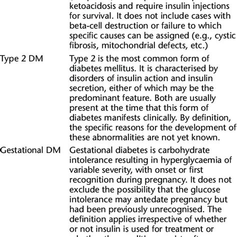 Image result for Diabetes Classification Table