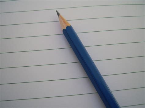 Pencil And Paper Free Stock Photo - Public Domain Pictures