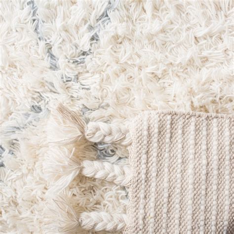 Safavieh Casablanca Taake 8 X 10 (ft) Wool Blue/Ivory Indoor Abstract ...