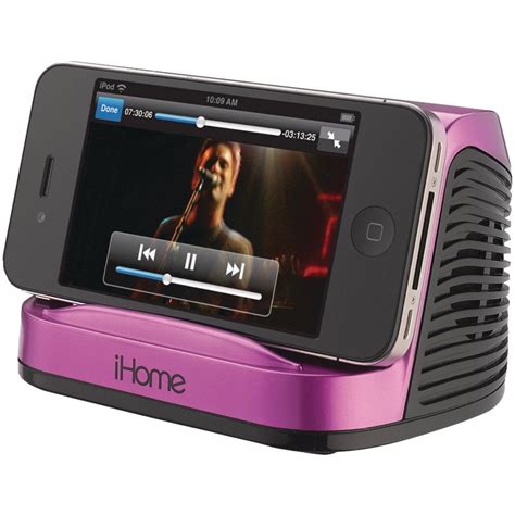 iHome iHM16P Portable Stereo Speaker System for iPad, iPod and MP3 ...