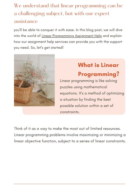 Linear Programming Assignment 的图像结果