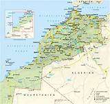 Detailed Political Map Of Morocco - Ezilon Maps