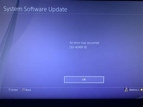 PS4 Software Update Error 的图像结果