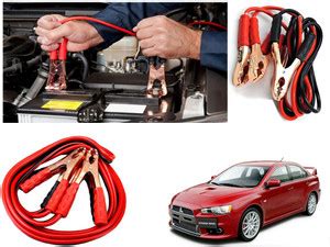 Automotive Prist MITSUBISHI LANCER Battery Jumper Cable 6 ft (Pack of 1 ...