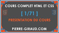Image result for Cours HTML CSS Pierre Giraud