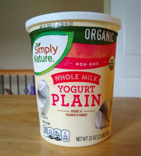 Organic Cream Top Plain Whole Milk Yogurt Trader Joe's at Sam Hamby blog