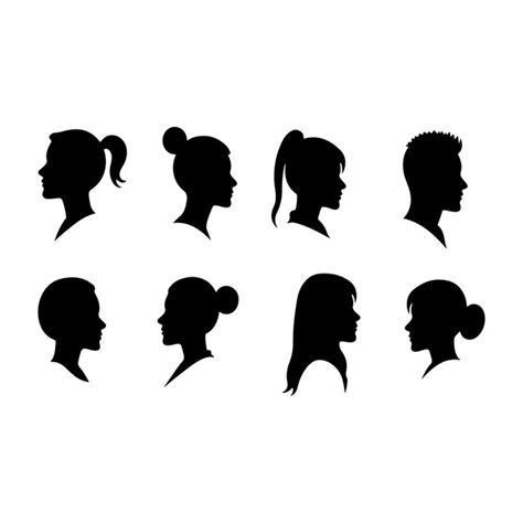 Page 27 | Female profile portrait Vectors - Download Free High-Quality ...