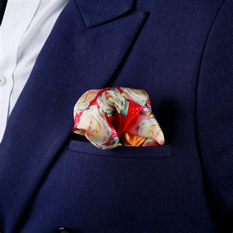 Rose Garden Pink Pocket Square – Chic Accessory | Artychoke