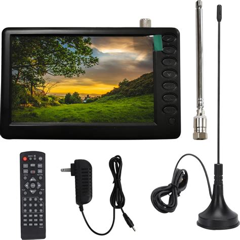 Amazon.com: VQP 5 Inch Portable TV, Mini TV for Car, Pocket Battery Operated TV with Remote, USB ...